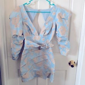 For Love and Lemons belted mini dress